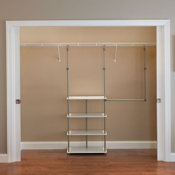 ClosetMaid Closet Maximizer 42" W 53" W Closet System Starter Kit